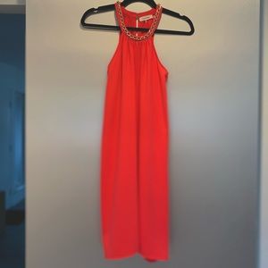 Calvin Klein Pink Halter Dress